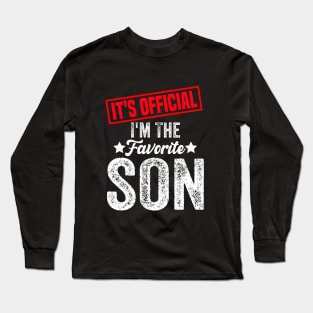 It's official i'm the favorite son, favorite son Long Sleeve T-Shirt